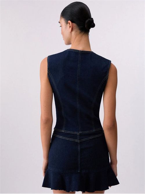 Gilet donna blu LIU JO | UA6345D4925/77000